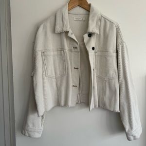 Corduroy Tapered Waist Jacket